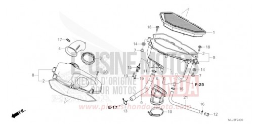 FILTRE A AIR GL1800DAP de 2023